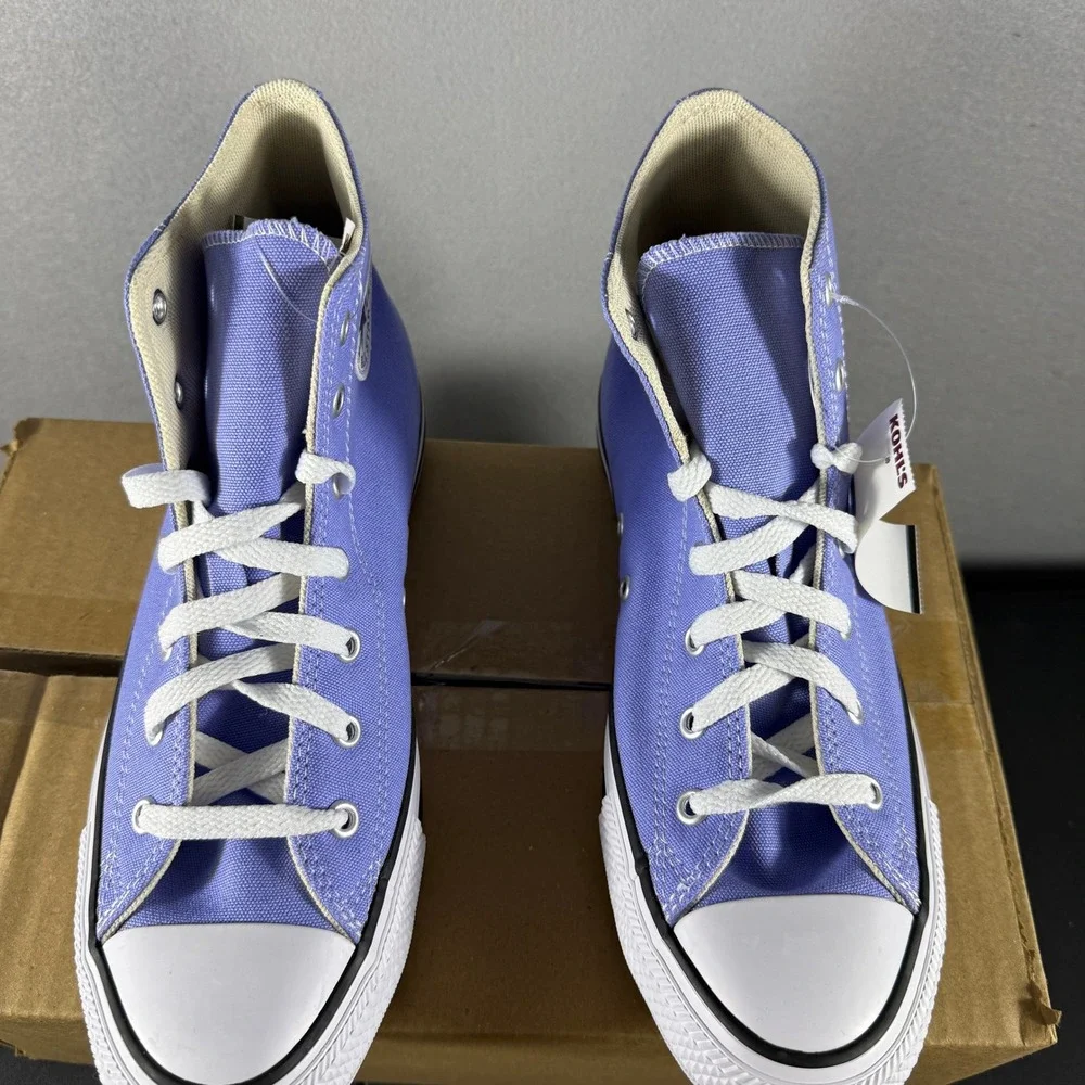 Converse Chuck Taylor All Star High Top Periwinkle Blue Sneakers A17793F Size 6Y